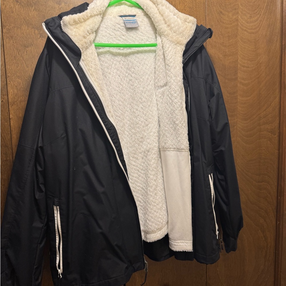Cozy Black Jacket with Cream Lining